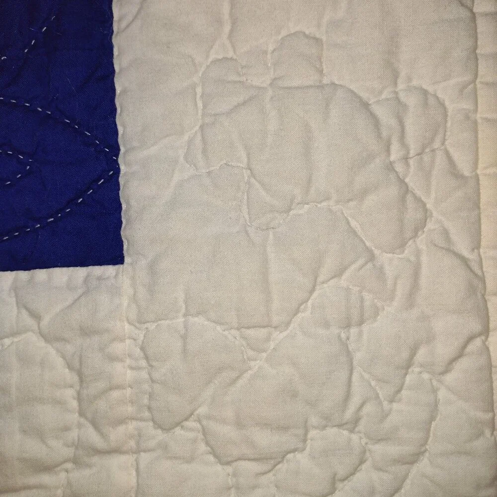 NEW Handmade Stunning Rainbow Baby Quilt/Wall Hanging w Detailed Hand Quilting